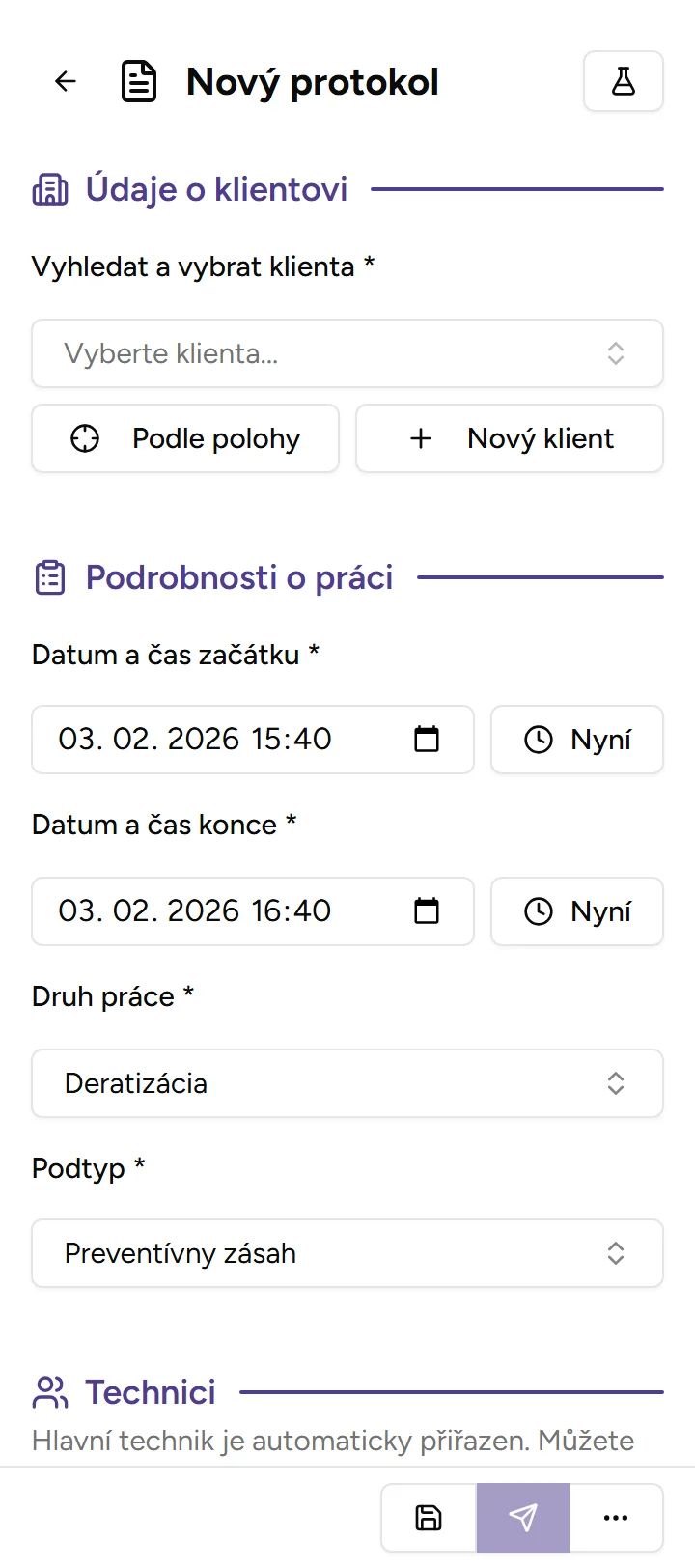 Offline režim - mobile