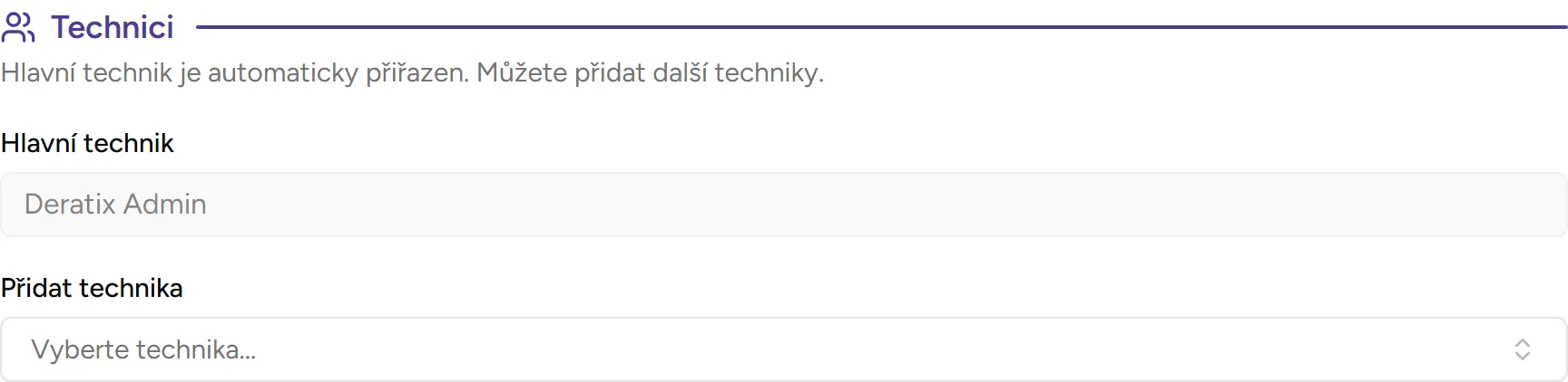 Sekce techniků - Desktop