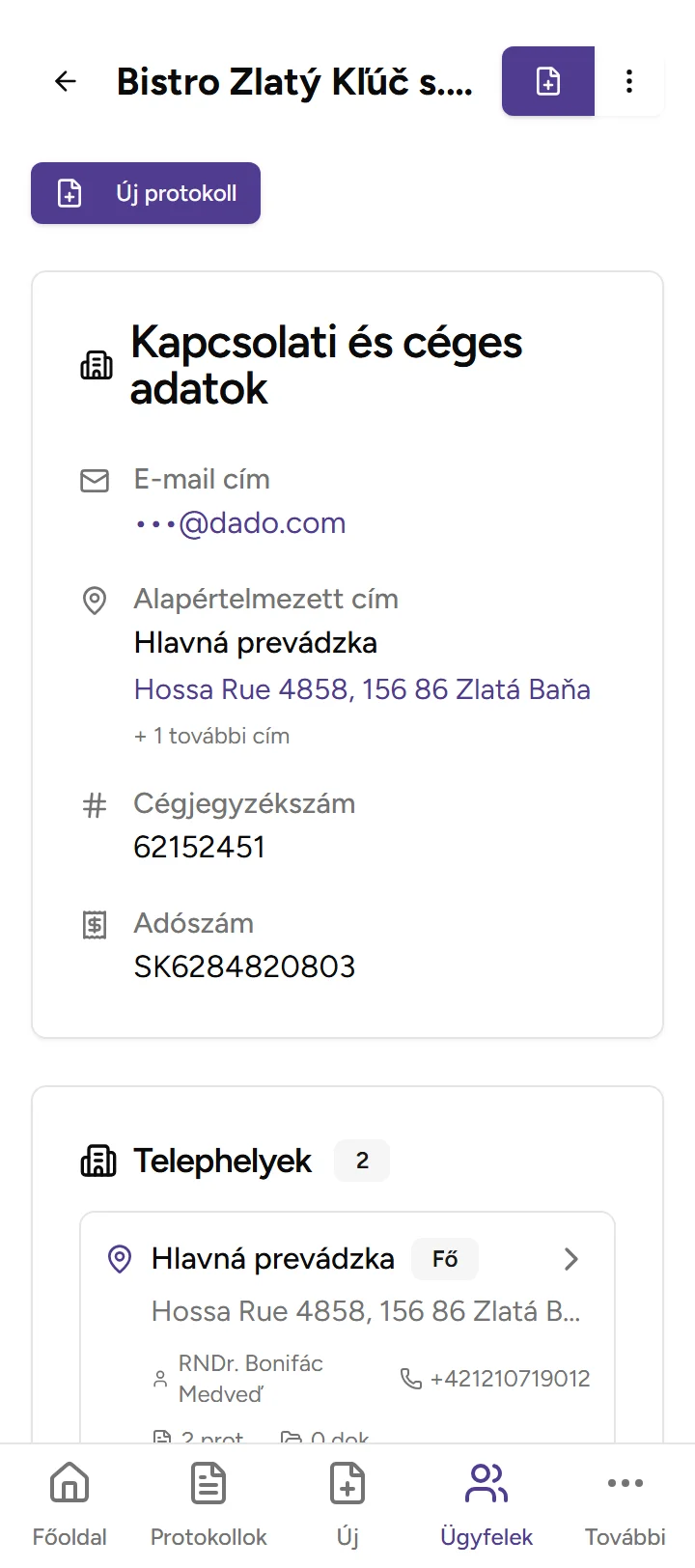 Ügyfélportál - mobile